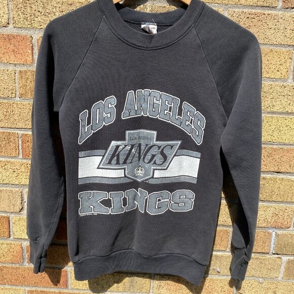 Vintage 1988 Trench Wayne Gretzky Crewneck Sweater Los Angeles Kings Small - Picture 5 of 13